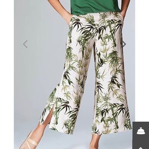 J. Jill Full-Leg Slit-Hem Pants